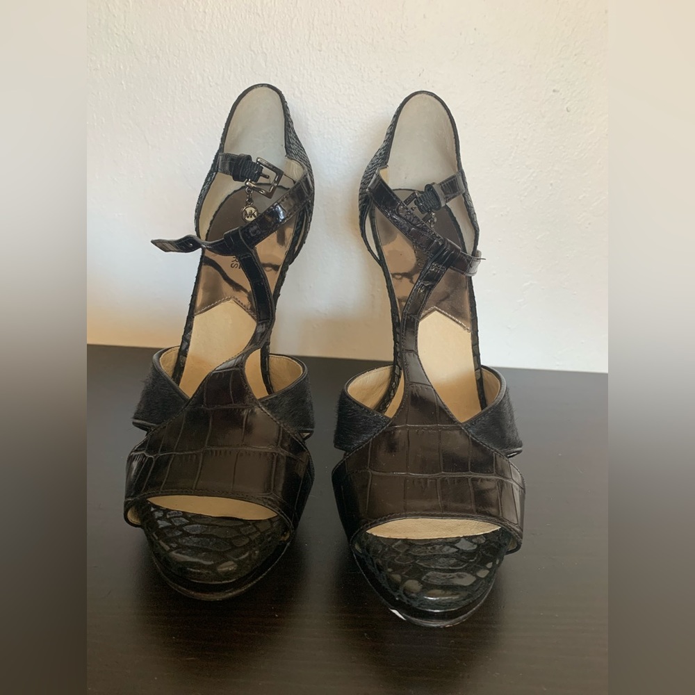 Michael Kors Stiletto Heel Women Platform Sandals 9